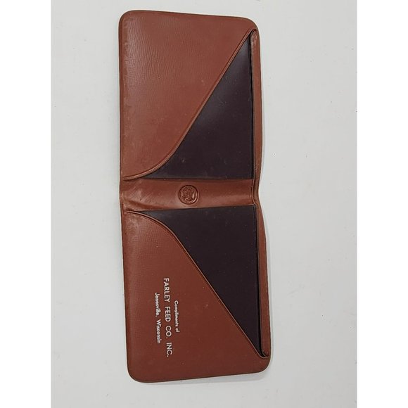 Vintage Remelon Made Mens Wallet‎ With Remelon And Feed Co Advertisement - Picture 3 of 8